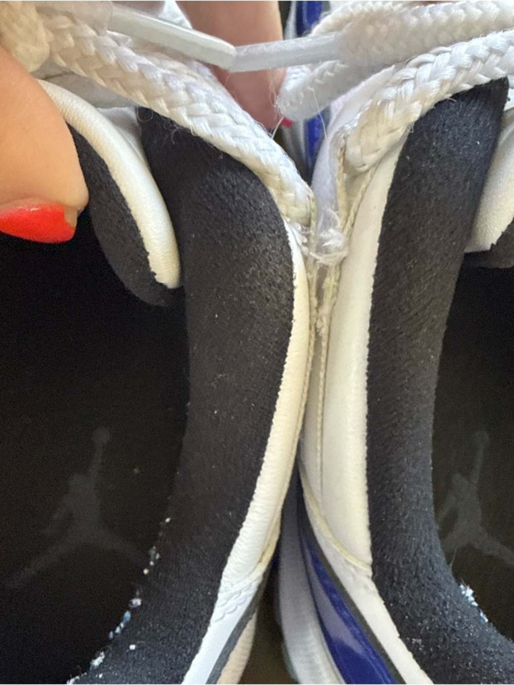 Women’s Air Jordans 1 retro low concord sneakers - Picture 9 of 14
